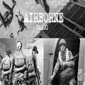 Collage ispirazione paracadutisti WWII per il tema del design giacca aviatore MA-1