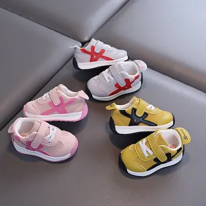 Kleinkinder Baby Lauflernschuhe Atmungsaktiv Rutschfest Mattiert PU Leder Sneaker Für Jungen Mädchen Kleinkinder Sportlich Casual