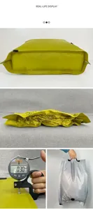Medida de grosor de 0,30 mm y asa duradera para bolsa de almacenamiento al vacío gruesa.