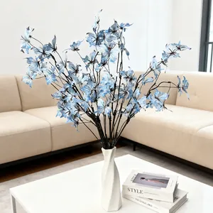 Traumhaft Künstliche Schmetterlingsblume Anordnung Seidenblume Ast Verdorrter Ast Für Zuhause Hochzeit Garten Schaufenster Dekoration