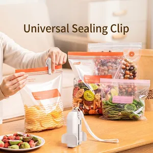 Universal Verschlussclip Rollenschieber PP Kunststoff Raketenform Für Vakuumbeutel Lebensmittelbeutel Küchenorganisation