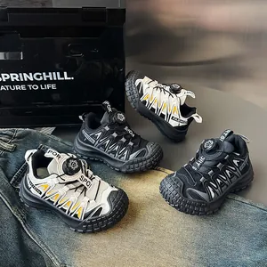 Scarpe da corsa per bambini in mesh con chiusura a rotella per una calzata perfetta