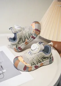 Atmungsaktive Kinder-Sportschuhe mit Drehverschluss und weicher, rutschfester Sohle