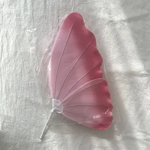 Petalo di ala di farfalla in schiuma rosa per decorazione matrimonio in plastica