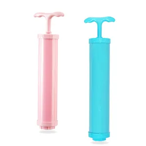 Manual Air Suction Pump For Vacuum Storage Bags Portable Hand Pump With T-Handle PVC Vacuum Compression Bag Accessory For Home Travel Organization