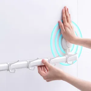 Bohrfreier Handtuchhalter für das Bad mit Saugnäpfen und einfacher Installation