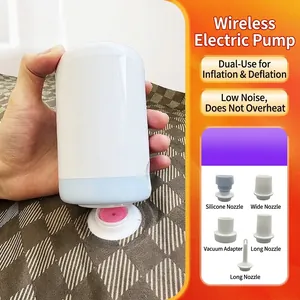 Wireless Electric Vacuum Pump For Storage Bags Portable USB Rechargeable Mini Air Pump Handheld Suction Device For Home Travel Organization