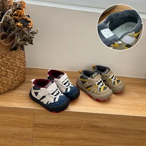 Kids Winter Sneakers Boys Girls Warm Fleece Lined Microfiber Leather Soft Sole Hook and Loop Casual Non-slip Sport Shoes
