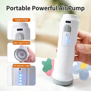 Bomba de Vacío Eléctrica Inalámbrica Para Bolsas de Almacenamiento Ahorro de Espacio Recargable Type-C Portátil Casa y Viajes