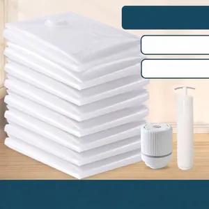Vakuum-Aufbewahrungsbeutel Für Kleidung Bettdecken Platzsparende Wiederverwendbare Kompressionsbeutel PA PE Material Mit Hand- Oder Elektropumpe