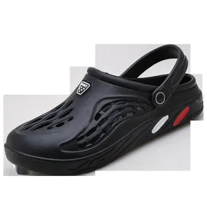 Men Outdoor Clogs Lightweight Breathable Garden Shoes EVA Non-Slip Beach Sandals Water Shoes For Travel Hiking Summer Men