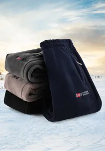 Dicke Herren-Polarfleecehose, warme Outdoor-Winterhose, in verschiedenen Farben erhältlich.