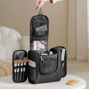 Große Kulturtasche zum Aufhängen mit wasserdichtem Material und Mehrfachtaschen-Organizer