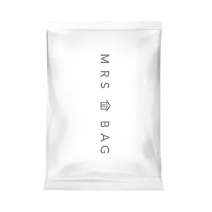 White matte vacuum compression bag for organizing quilts and clothing with valve