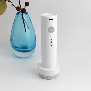 Bomba de vacío eléctrica recargable USB portátil para bolsas de vacío en color blanco