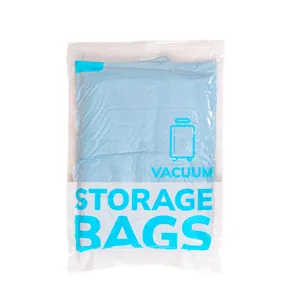 Sac de rangement sous vide manuel pour compression de bagages et gain de place total