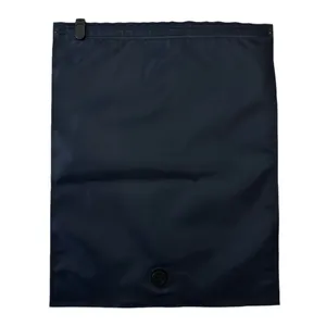 Sacco a compressione sottovuoto in tessuto Oxford blu scuro resistente per viaggi