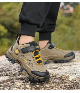 Scarpe da trekking per bambini con fodera calda e suole in gomma antiscivolo resistenti