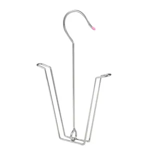Appendi scarpe resistente in acciaio inox con gancio antiscivolo per balcone