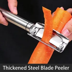 Sharp multi-functional stainless steel vegetable peeler for pumpkin, potato, and more