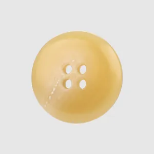 Premium beige marbled urea button with four holes for workwear and high-end apparel