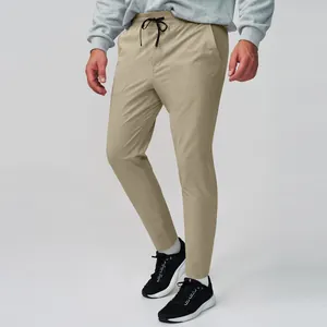Men's Quick Dry Breathable Sports Pants Mesh Gym Yoga Joggers Elastic Waist Drawstring Casual Outdoor Running Sweatpants
