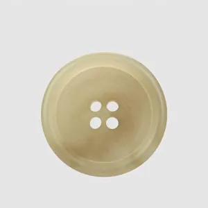 Boutons en Résine Écologique de Haute Qualité Pour Costumes Manteaux Blazers Boutons Ronds à Quatre Trous Accessoires de Couture