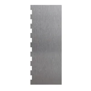 9-inch stainless steel cake scraper with serrated edge for smooth cream texture