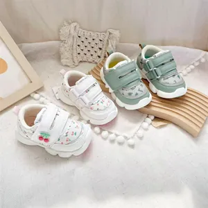 Lightweight toddler walking shoes with soft soles and velcro straps for boys and girls