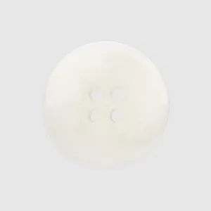 Premium quality 4-hole creamy white resin button suitable for elegant clothing accessories