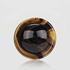 High-End Resin Buttons Round Marble Tortoiseshell Pattern Polished Decorative Buttons For Coats Suits Jackets Clothing Accessories
