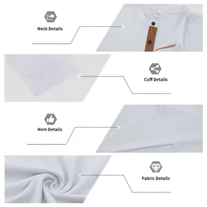 Détails rapprochés des coutures et de la texture du polo blanc à manches longues.