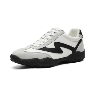 Men's Retro German Army Trainers GAT Racing Shoes With Hidden 7cm Height Increase Lightweight Microfiber Suede Sneakers For Men