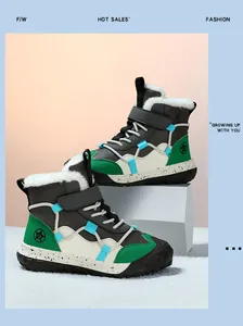Strapazierfähige Winter-Schneestiefel für Jungen mit warmem Kunstfellfutter und Sohle