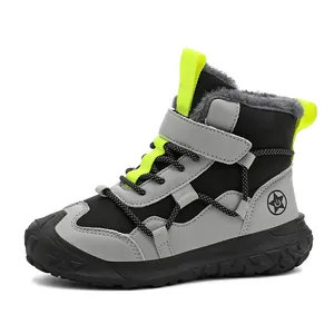 Warme Winter-Schneestiefel für Jungen mit dickem Fleecefutter und rutschfester Sohle
