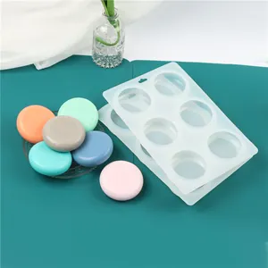 Stampo in silicone a 6 cavità tonde per sapone artigianale e decorazioni dolci