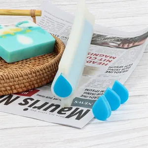 Moule long en silicone en forme de goutte pour savon DIY et gâteaux mousse