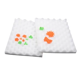 Fondant Bloem Drooggolf Sponskussen PE Schuim Vormmat Voor Suikerbloemen Bladeren Bakgereedschap Wit