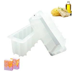 Professionelle 500ml rechteckige Silikon-Toastform für handgemachte Seife und Kuchen