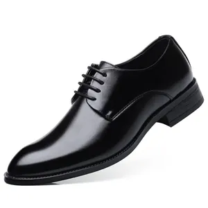 Klassische schwarze Business-Schnürschuhe für Herren, ideal für Formelles und das Büro