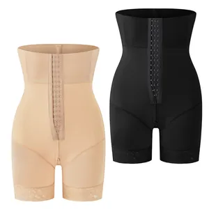 Guaina contenitiva a vita alta per il controllo della pancia in beige e nero set.