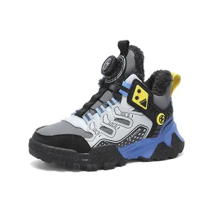 2025 stylish women's winter snow boots with plush lining and rotary dial lace system