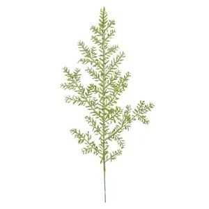 Artificial green pine branch spray for Christmas wreath DIY and holiday home decor
