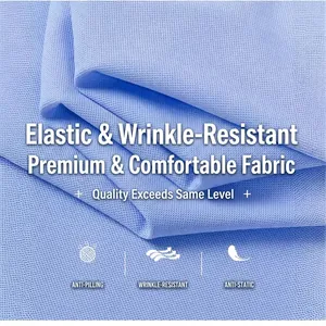 Men's Ice Silk Short Sleeve Polo Shirt Breathable High Elastic UV Protection Antibacterial Business Casual Non-Iron Solid Color Top