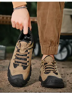 Chaussures de randonnée pour hommes avec bout renforcé et semelles antidérapantes