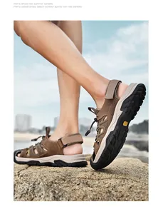Sandales de sport d'extérieur pour hommes avec tige en mesh et semelle antidérapante