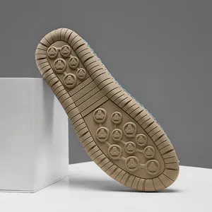Close-up detail of the durable non-slip rubber sole for comfortable women's flat loafers