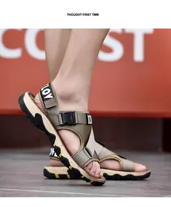 Atmungsaktive Herren Wandersandalen mit Klettverschluss und sportlicher Sohle