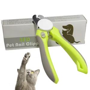 Coupe-ongles LED professionnel avec lumière de sécurité pour le soin des chiens et des chats