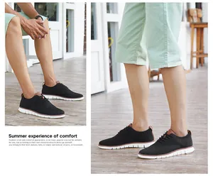 Gros plan sur des chaussures richelieu vintage en maille noire pour hommes en extérieur